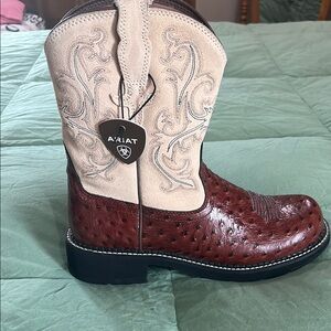 Ariat Western Boots with Embroidered Design